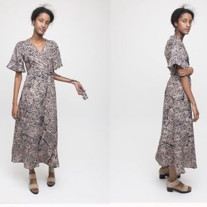 Osei Duro Tulip Wrap Dress in Snakebite